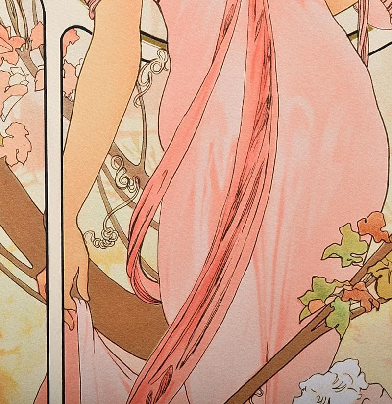 アルフォンス・ミュシャ　シャンパンホワイトスター　188/300　VR8693B