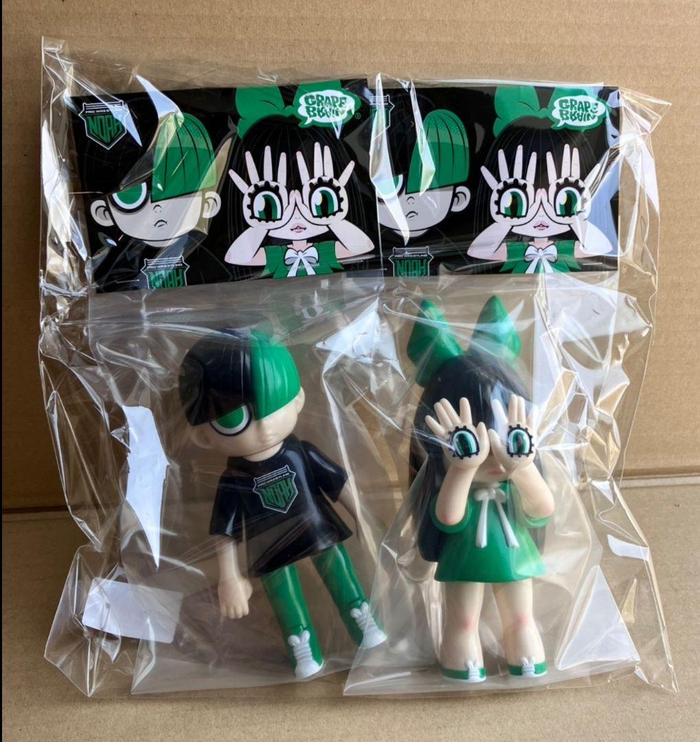 NOAH GRAPE BRAIN にぎるちゃん のりくん 限定25体 ソフビ