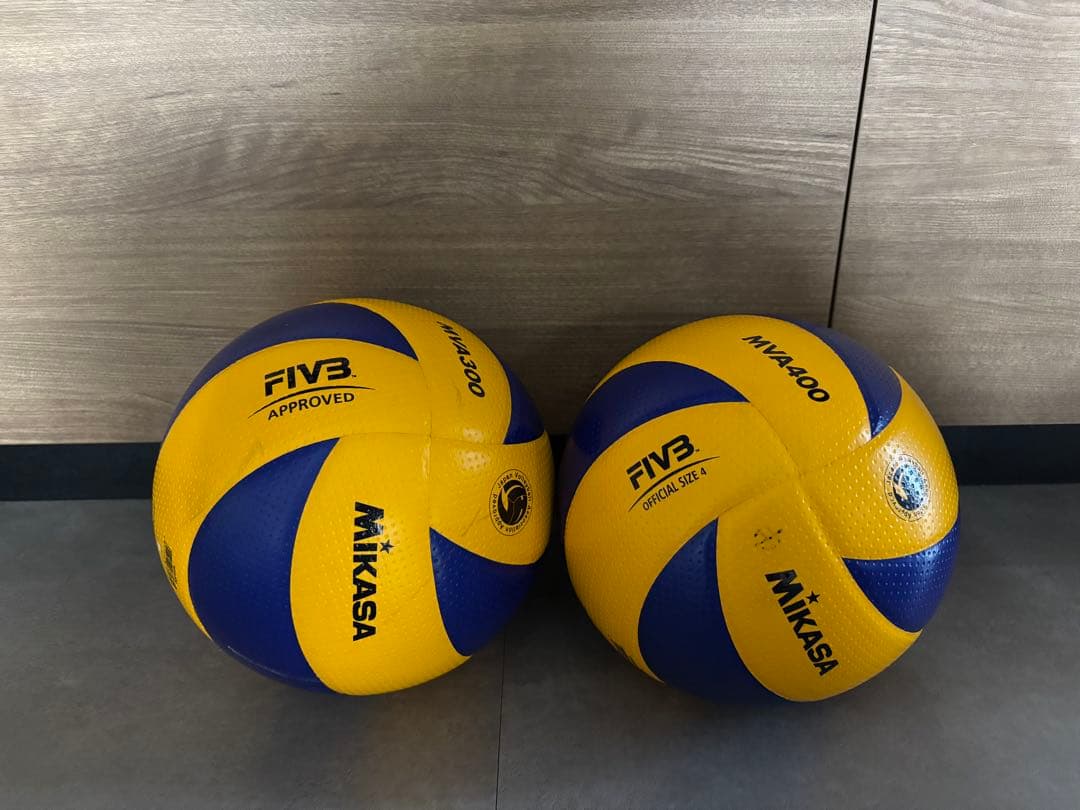 MIKASA バレーボール 国際公認球　検定球MVA300 400 セット