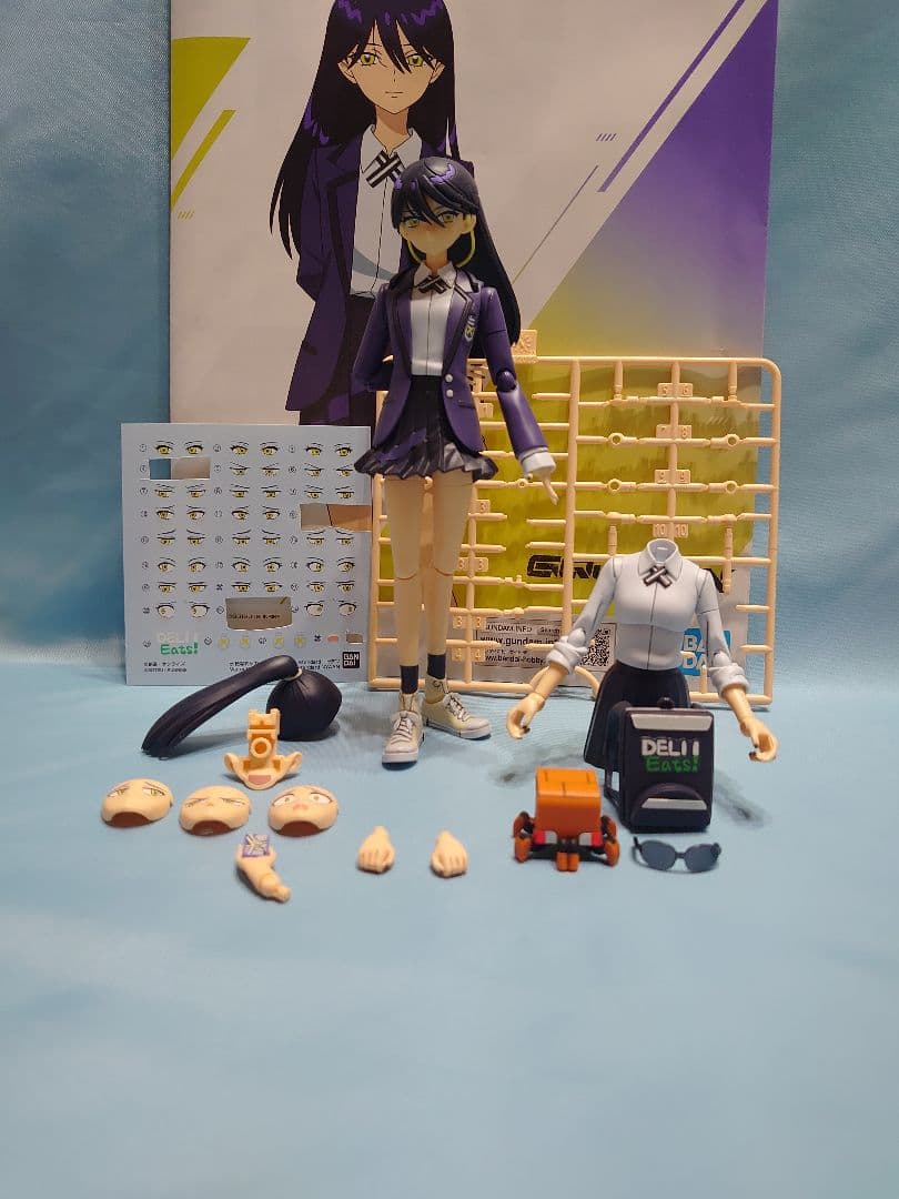 ジークアクス ニャアン 部分塗装完成品+HGサイコガンダムMK−2