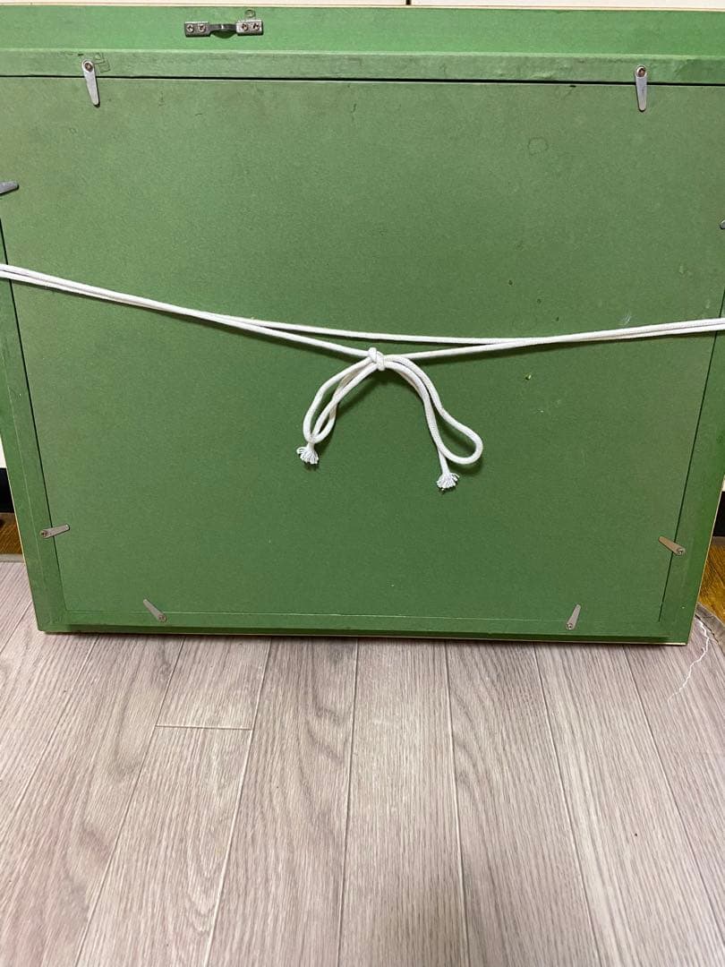 E. Kudo 油彩画 山の風景　サイン入り