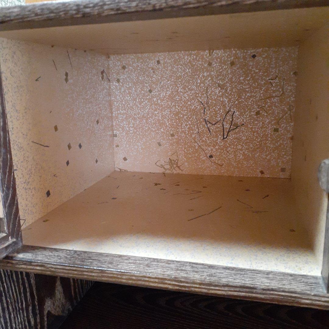 【昭和レトロ】茶棚 茶箪笥 飾り棚 アンティーク 古民家 長期保管品