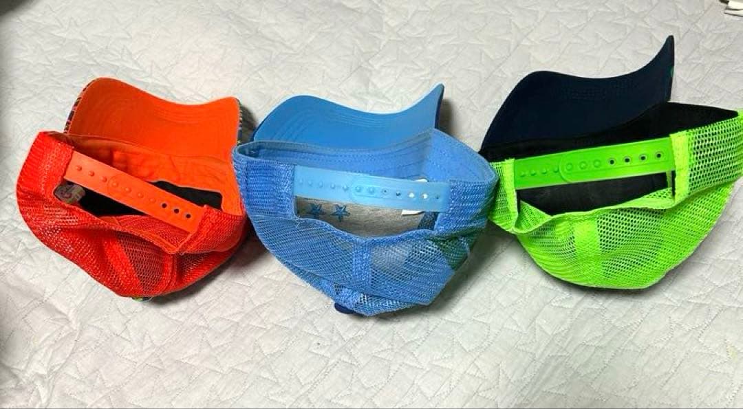 ATHLETA メッシュキャップ2点とパンタナールキャップ1点の3点セット