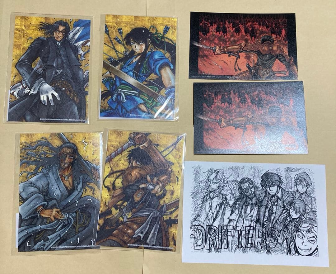 ドリフターズ DRIFTERS 平野耕太描き下ろし特典等 グッズまとめ