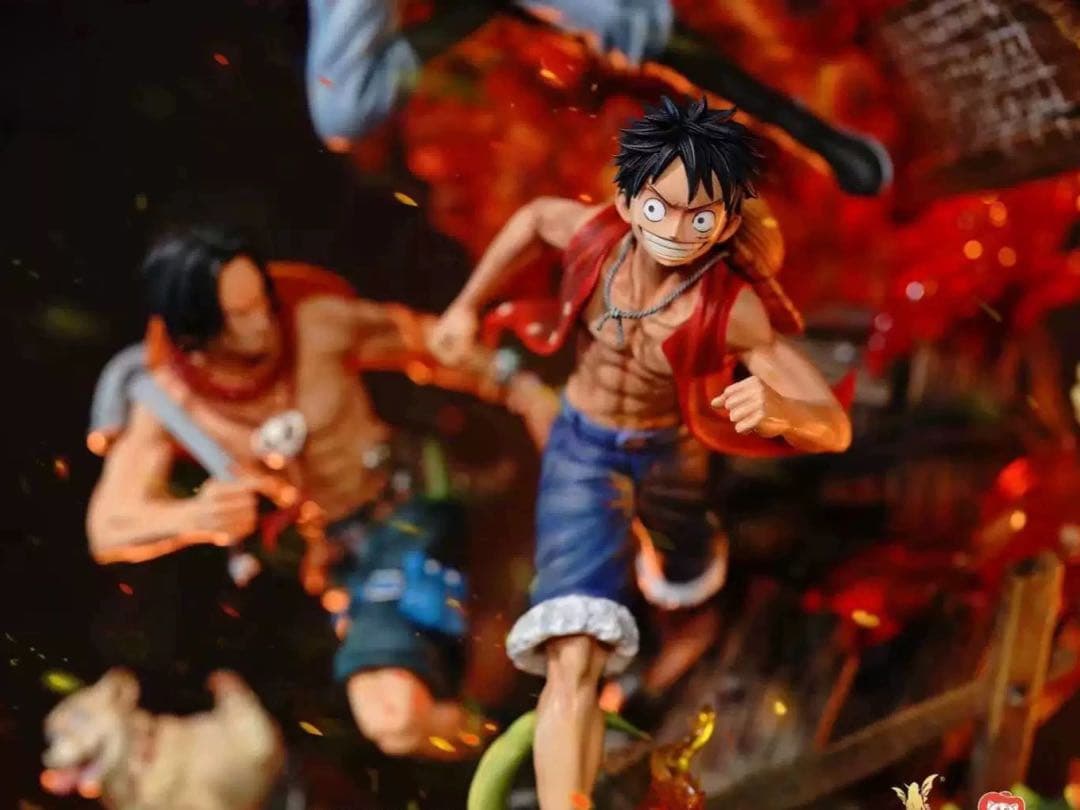 【新品】ワンピース 三兄弟 ルフィ エース サボ フィギュア ガレージキット