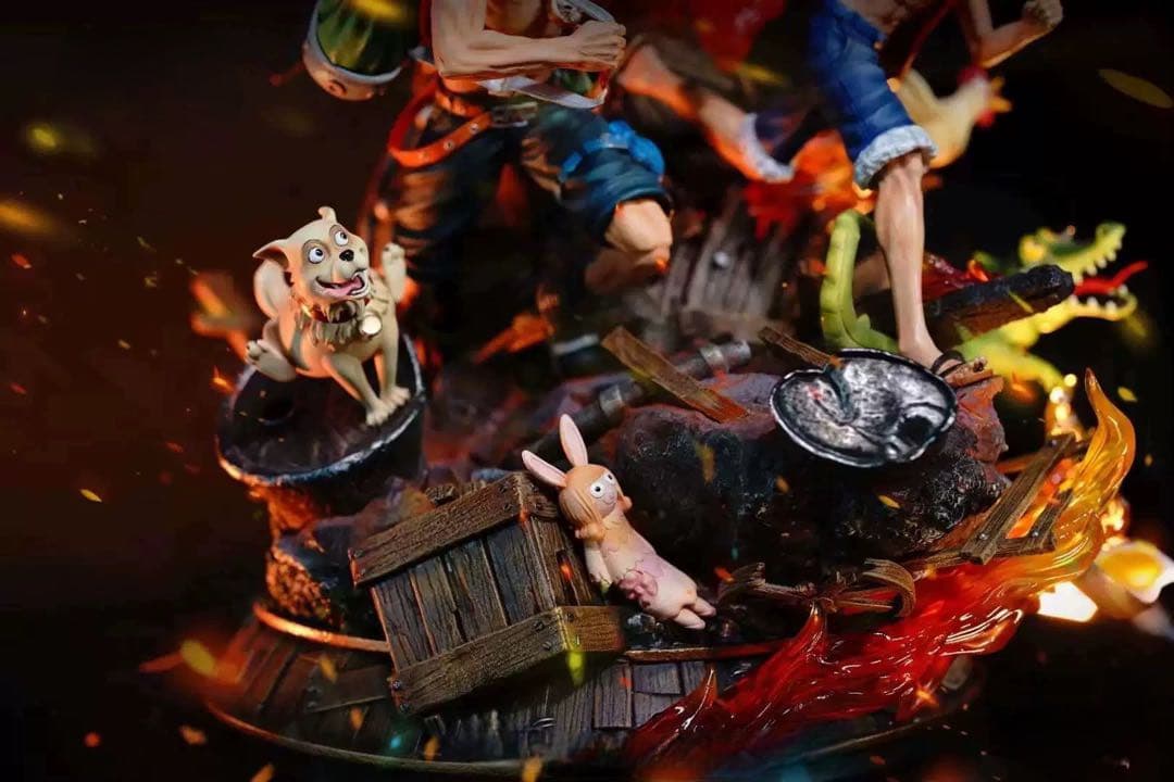 【新品】ワンピース 三兄弟 ルフィ エース サボ フィギュア ガレージキット