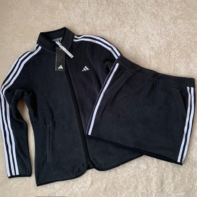 アディダス　ゴルフ　フリース　ジャケット スカート　セットアップ　L