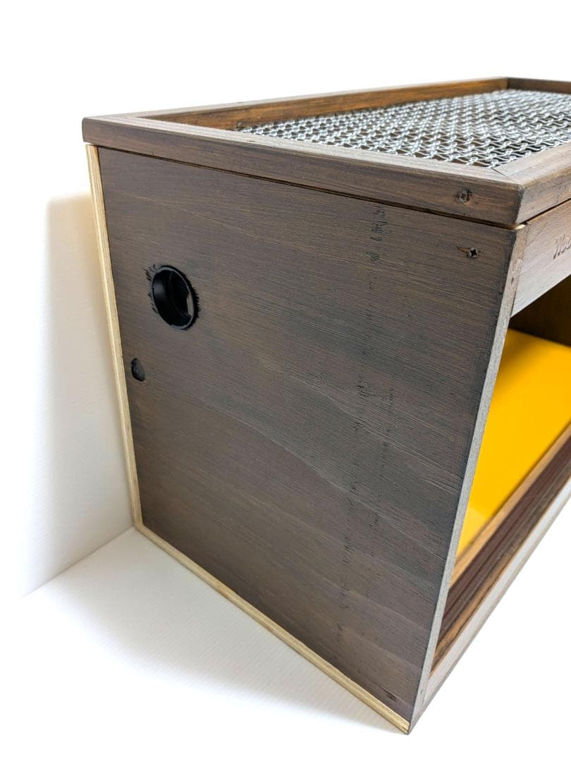 【アウトレット１点限定】爬虫類ケージ 塗装ウォルナット542×240×297mm