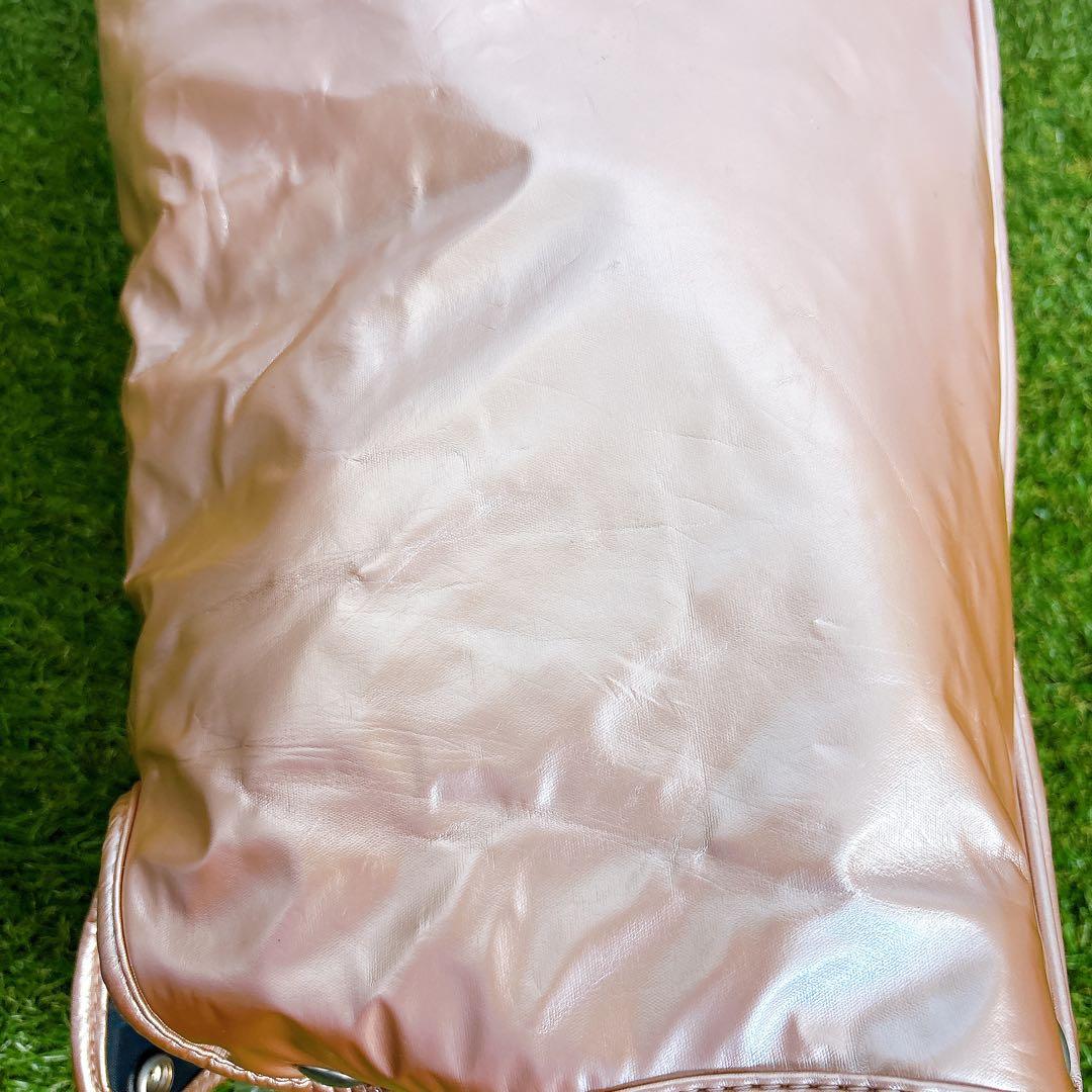 キャディバッグ　8.5型　5部割　adidas アディダス　ピンクゴールドカラー