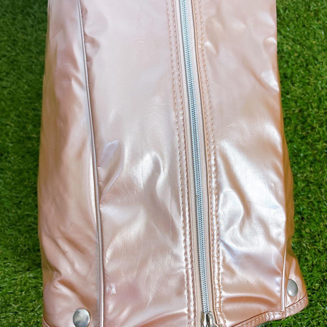 キャディバッグ　8.5型　5部割　adidas アディダス　ピンクゴールドカラー