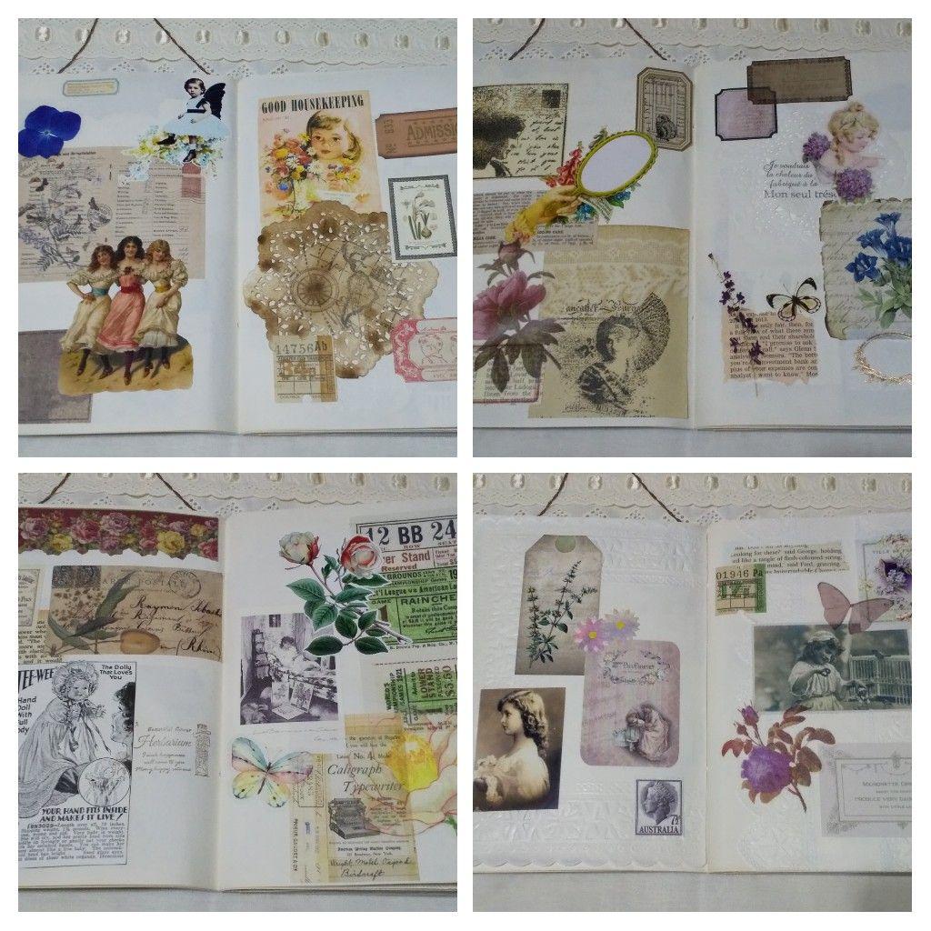 ジャンクジャーナル　シャビー　ビクトリアン　アンティーク　フラワー　天使