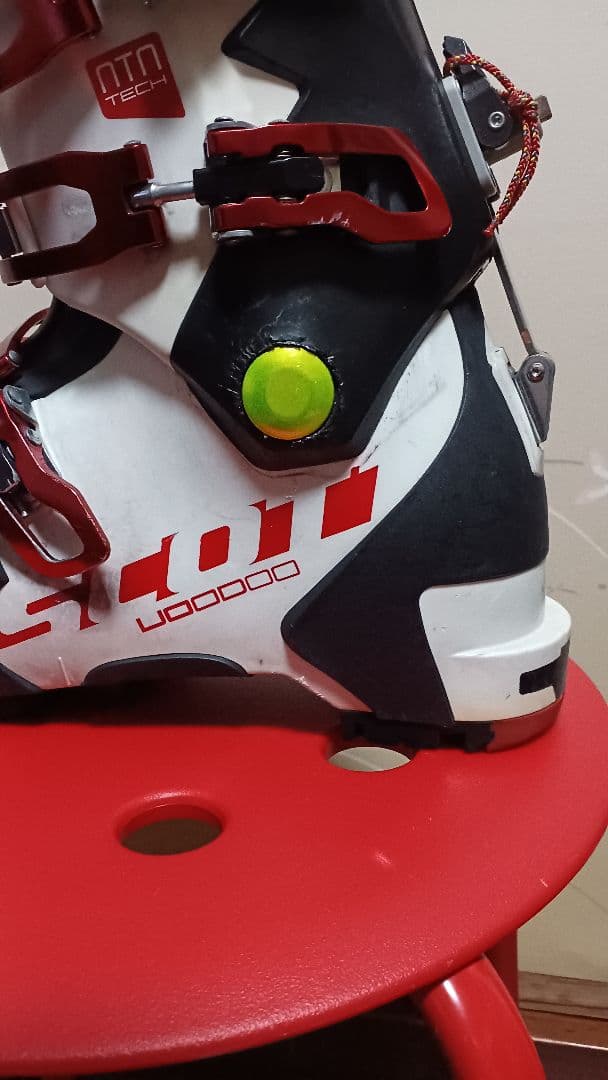 SCOTT テレマークスキー ブーツ ホワイト/ブラック/レッド