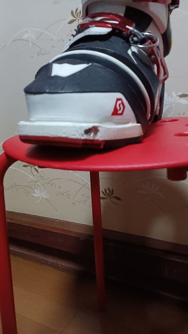 SCOTT テレマークスキー ブーツ ホワイト/ブラック/レッド