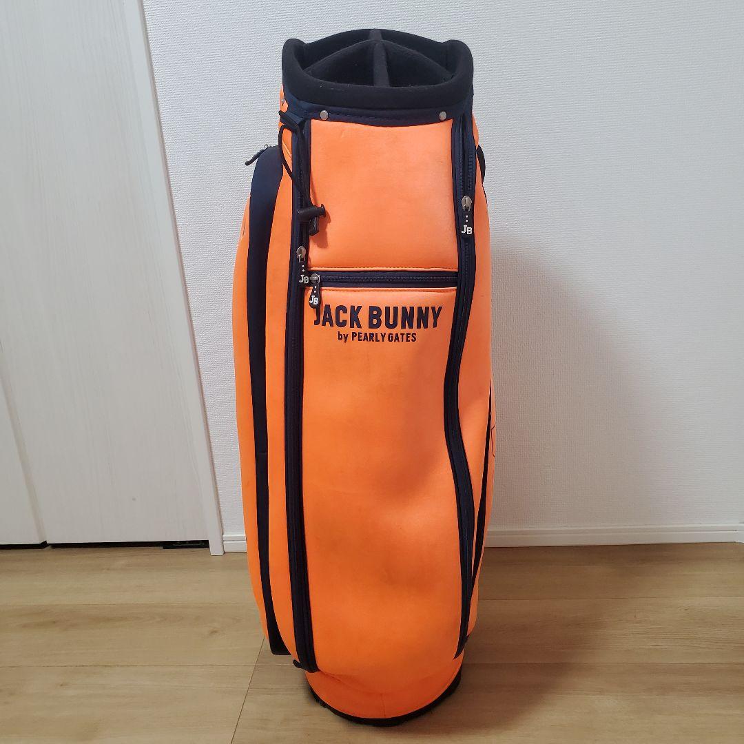 JACK BUNNY PEARLYGATES キャディバッグ オレンジ 美品