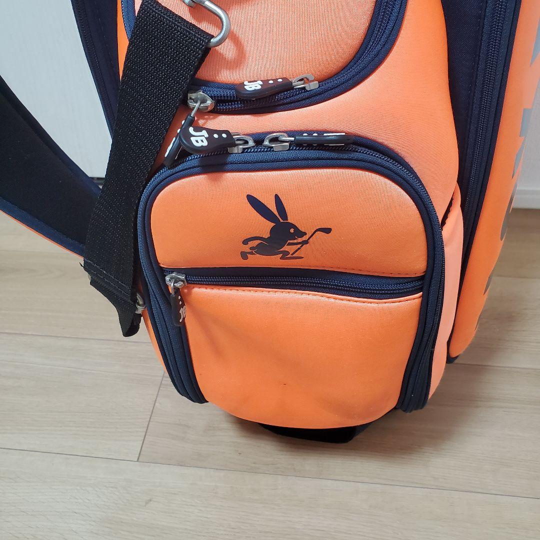 JACK BUNNY PEARLYGATES キャディバッグ オレンジ 美品