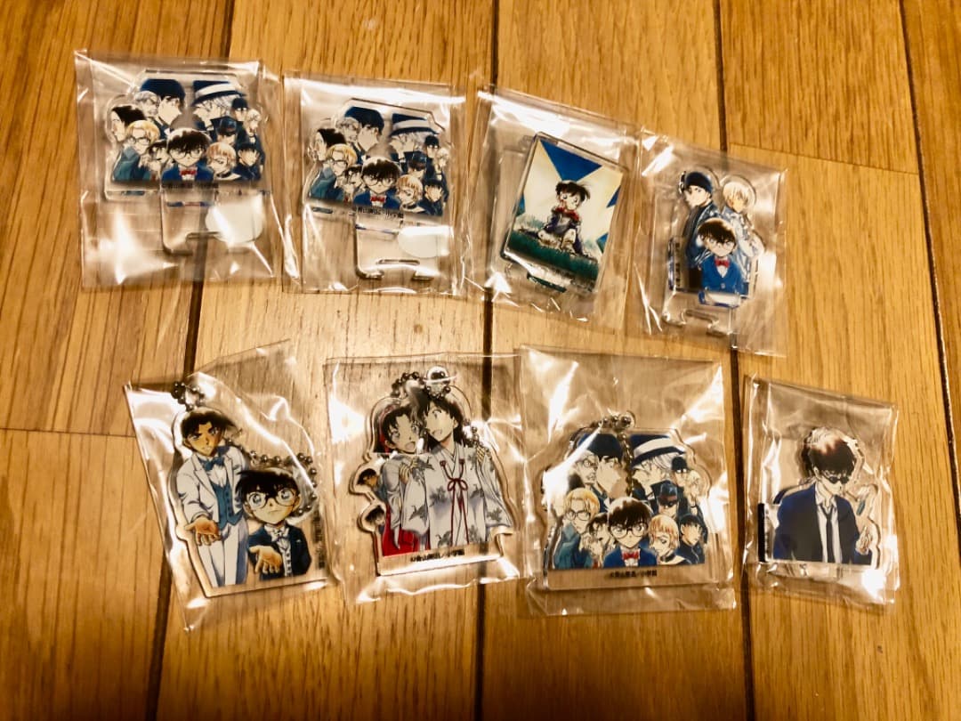 レア　コナン　鳥取限定　缶バッジ　アクリルスタンド　アクリルキーホルダー　18点