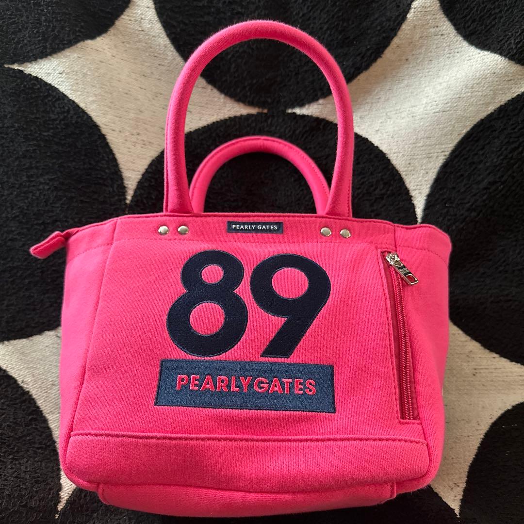 新品 未使用★タグ付き★パーリーゲイツ カートバック トートバック ピンク