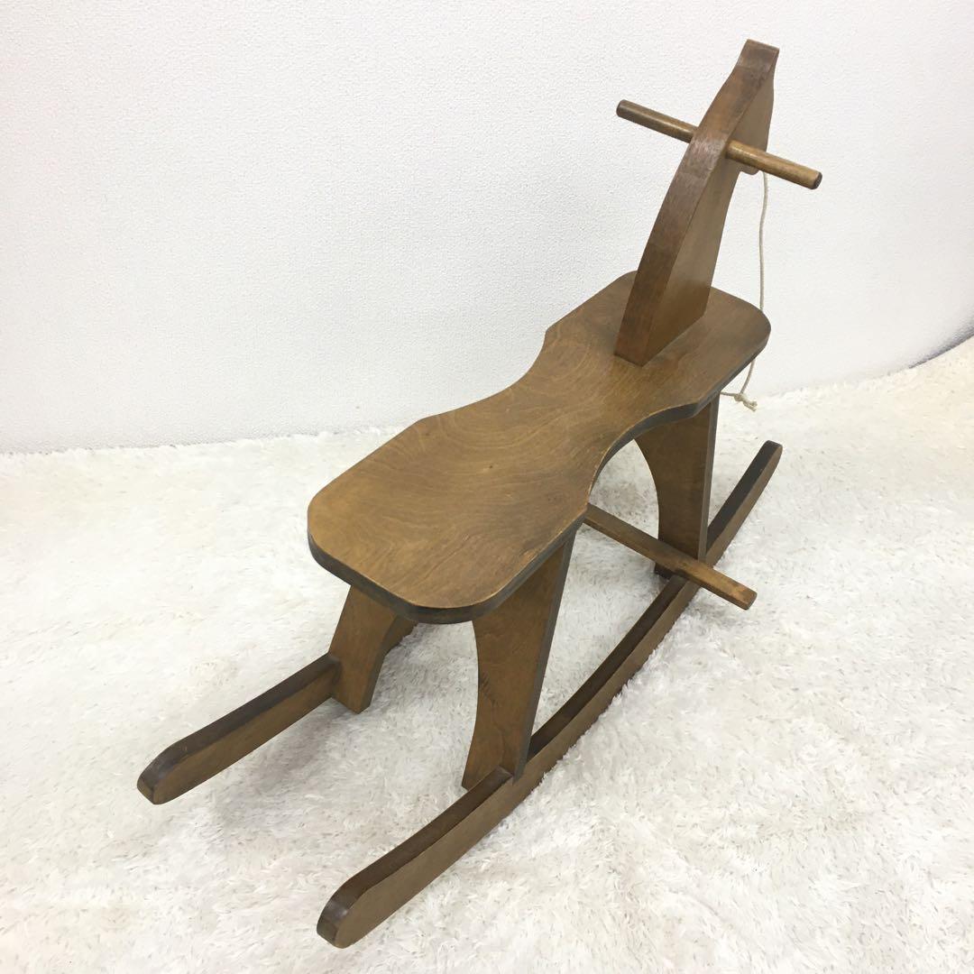 80〜90s USAヴィンテージ ロッキングホース オールド 家具 木馬