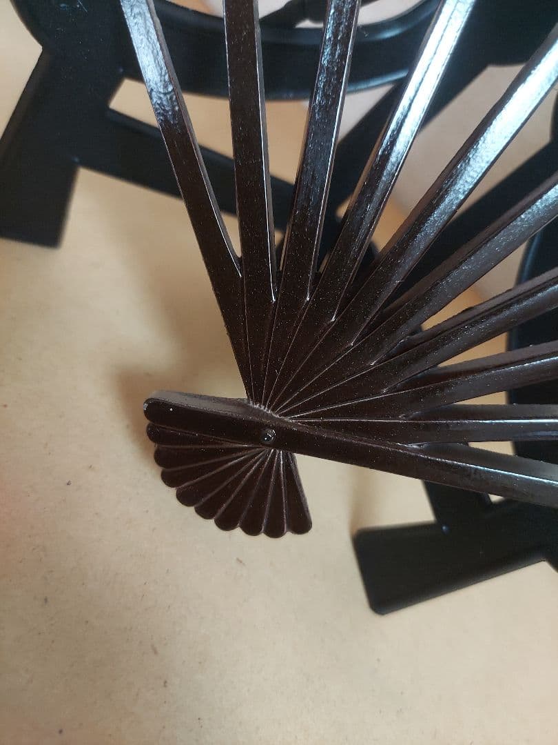 飾扇 金属工芸 扇面 鳳凰 ヴィンテージ 伝統美術工芸品 銀色