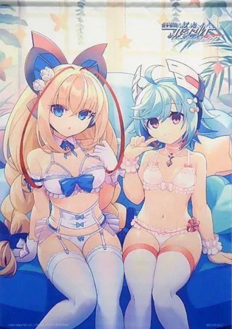 蒼き雷霆 ガンヴォルト ゲーマーズ　タペストリー　超次次元ゲイム ネプテューヌ