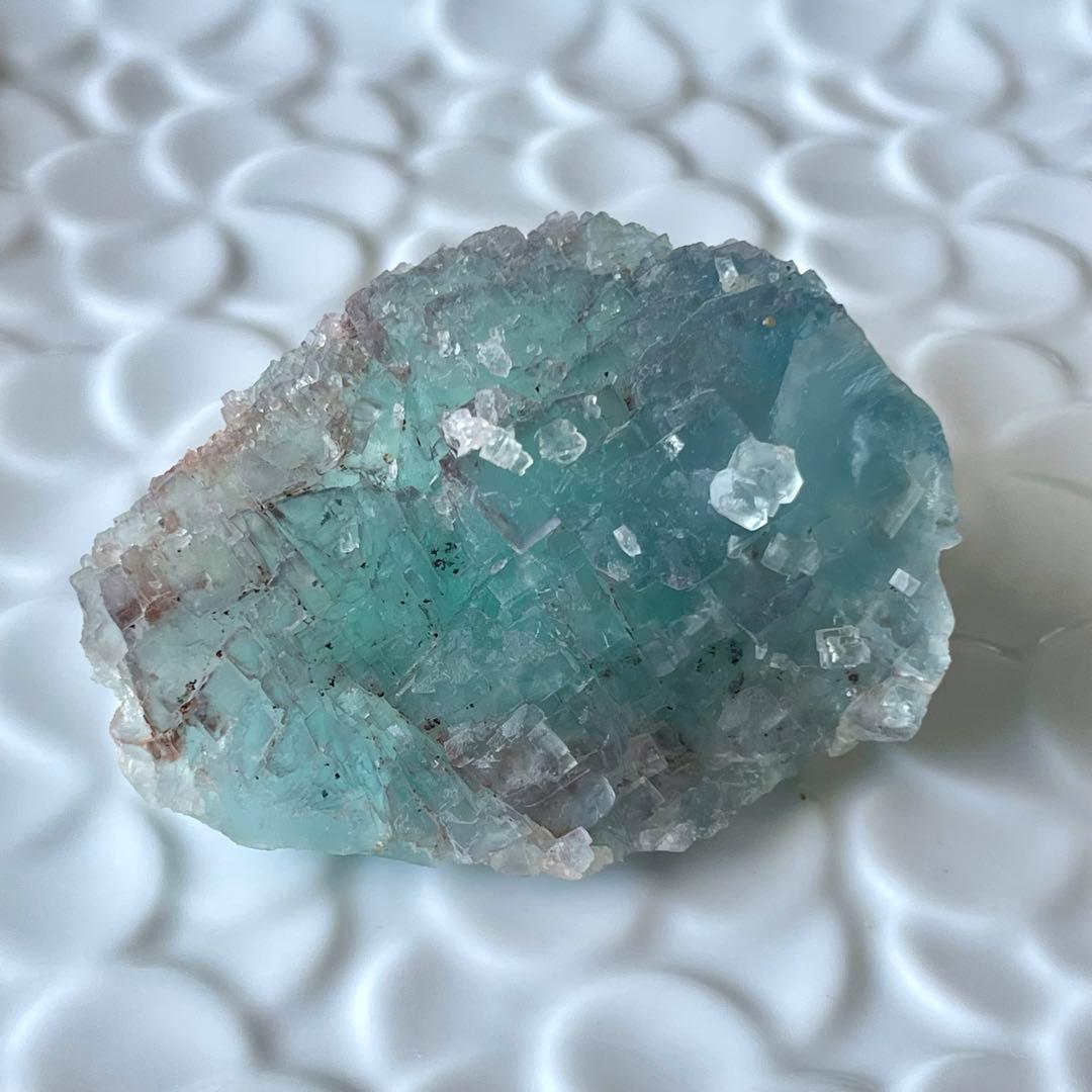 ドイツ産 黒い森 フローライト 蛍石 鉱物標本 原石 ①