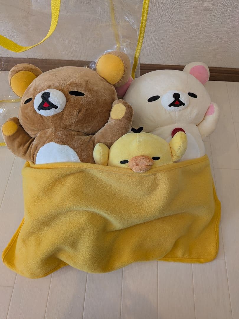 激レア　リラックマ みんなでお昼寝ぬいぐるみ　限定　2005　大　San-X