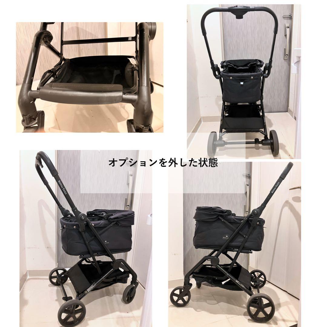 折りたたみペットカート　ロイヤルテイルズ フローレンス 正規品黒 レアオプション