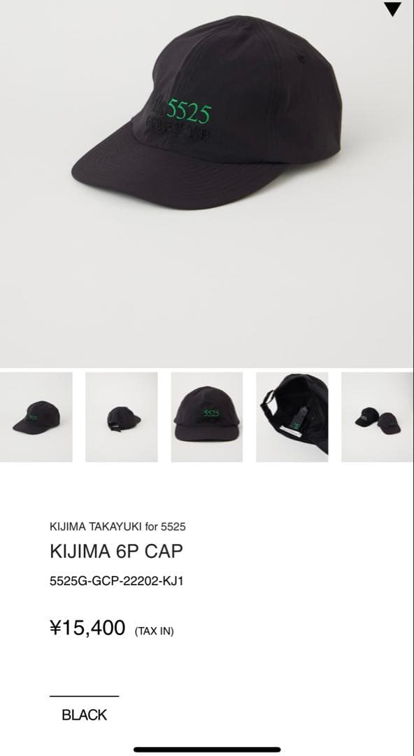 メンズウェア KIJIMA TAKAYUKI for 5525 KIJIMA 6P CAP