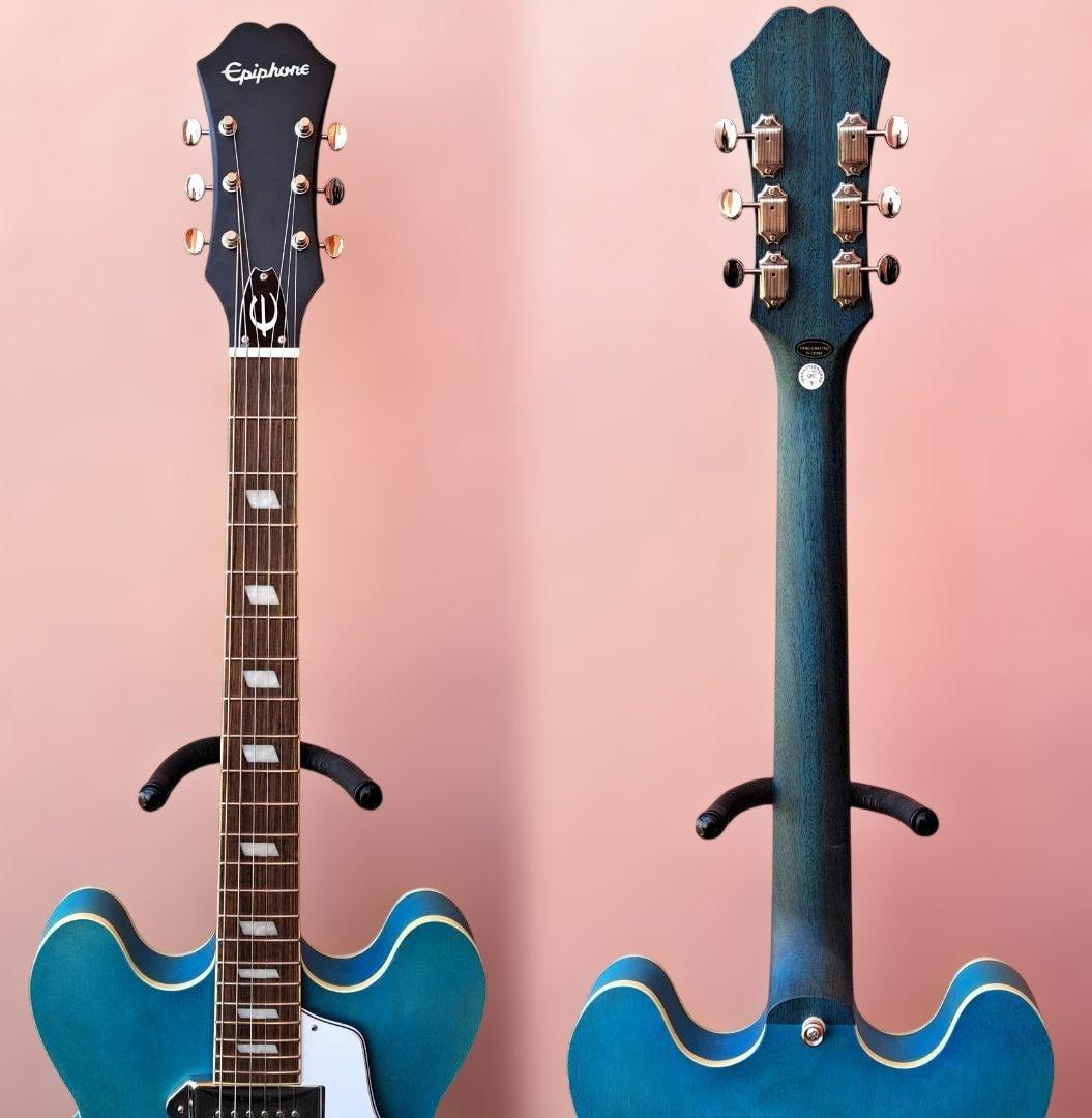 ■Epiphone casino Worn 新品同様 Blue Denim