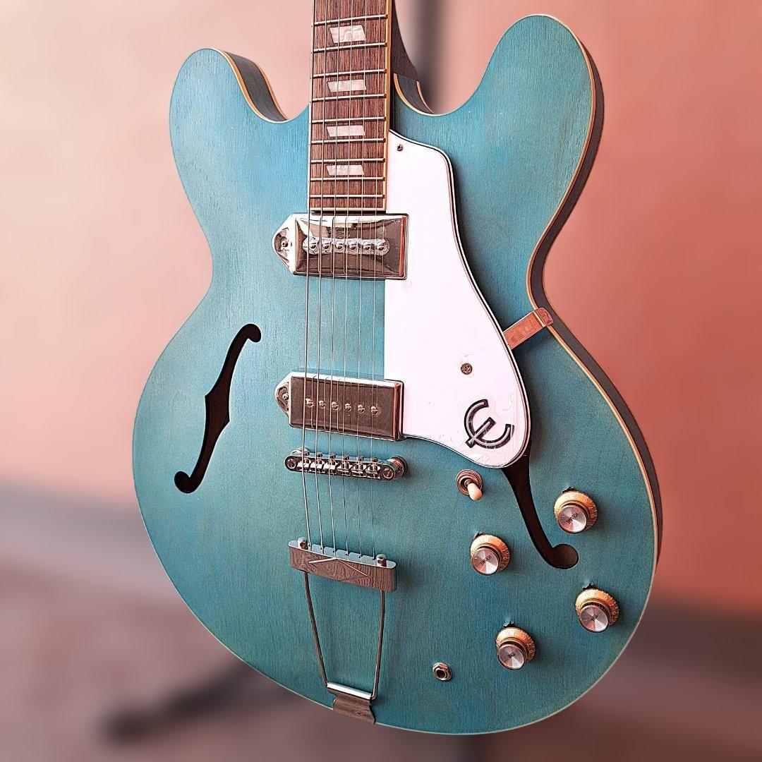 ■Epiphone casino Worn 新品同様 Blue Denim