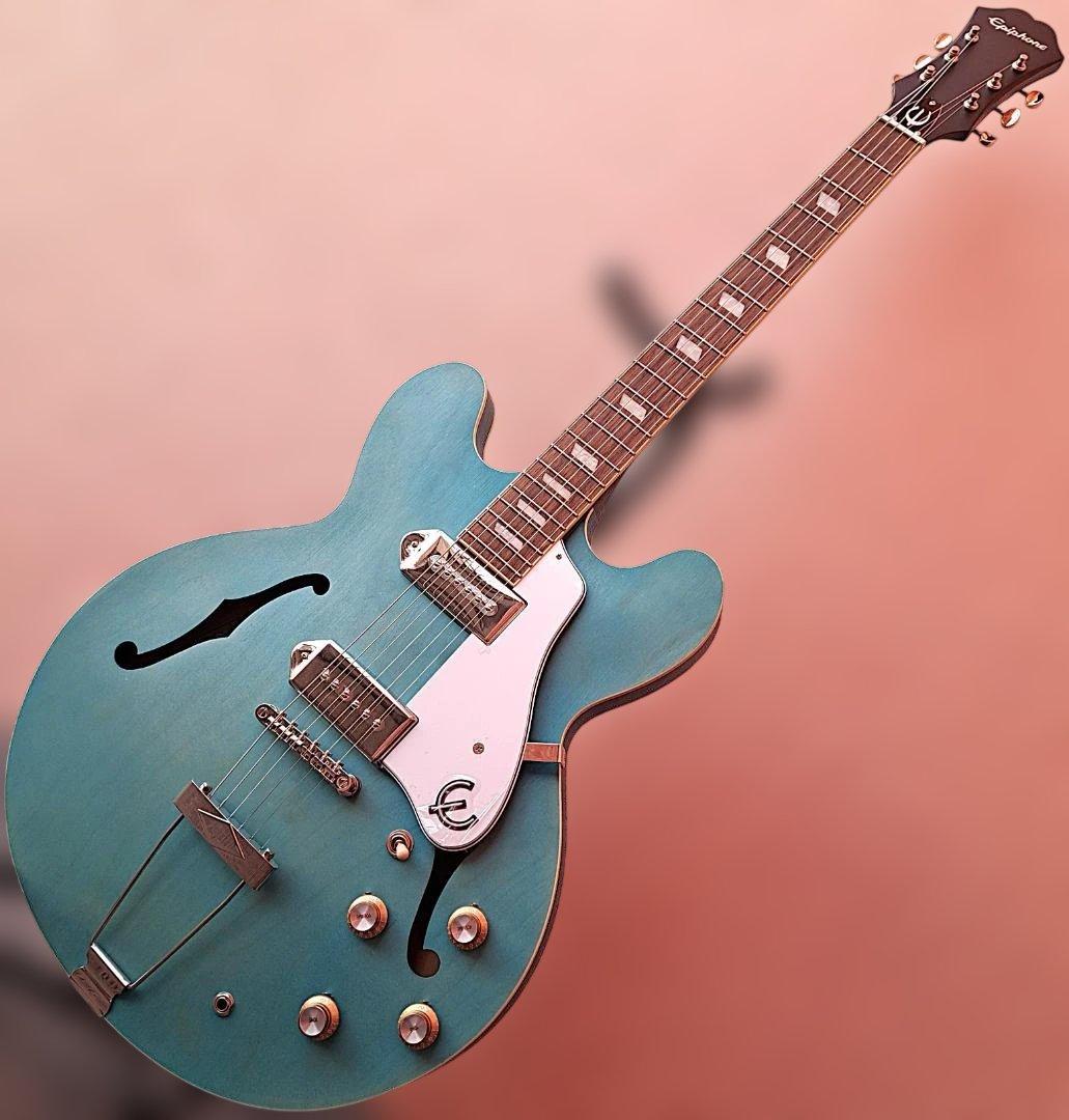 ■Epiphone casino Worn 新品同様 Blue Denim