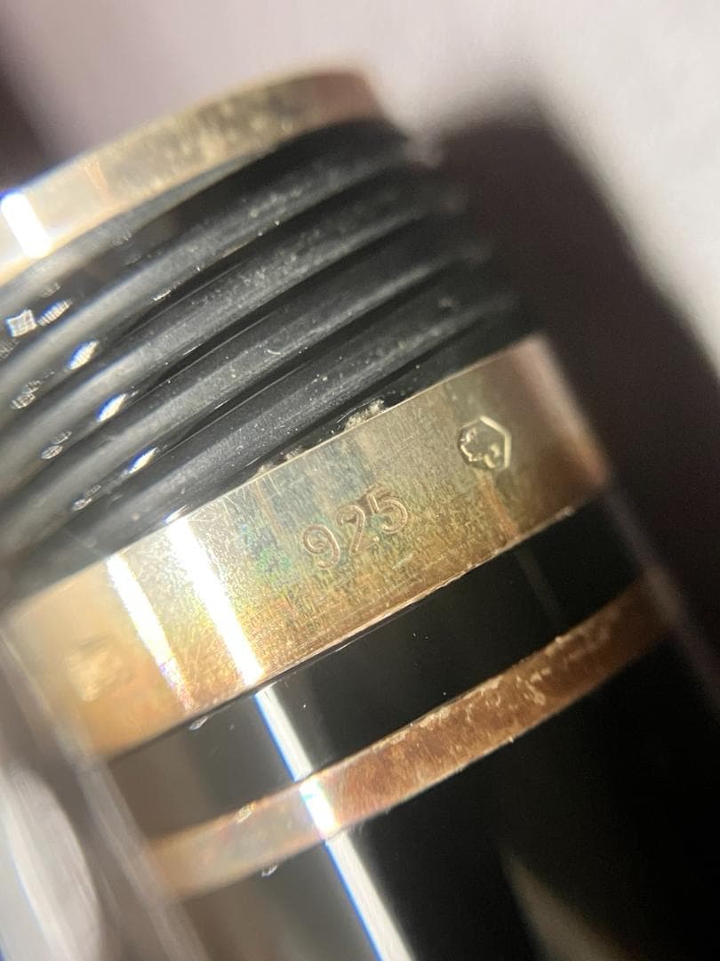 R*様 未使用!ダンヒル万年筆SV925Limited Edition やや変色