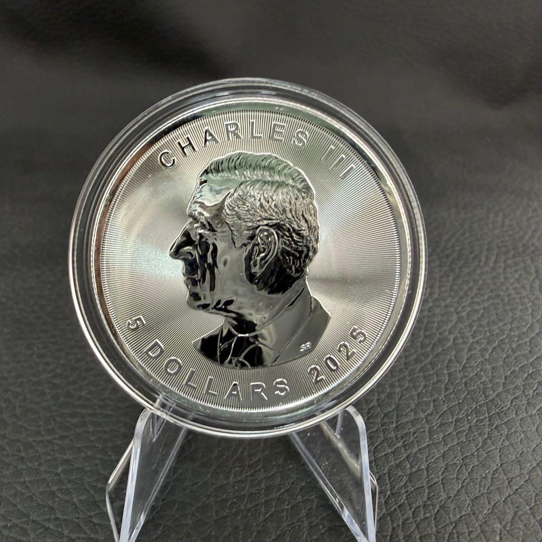 メイプルリーフ 銀貨 カラー 古代エジプト 宝飾アンク(エジプト十字架) 1oz