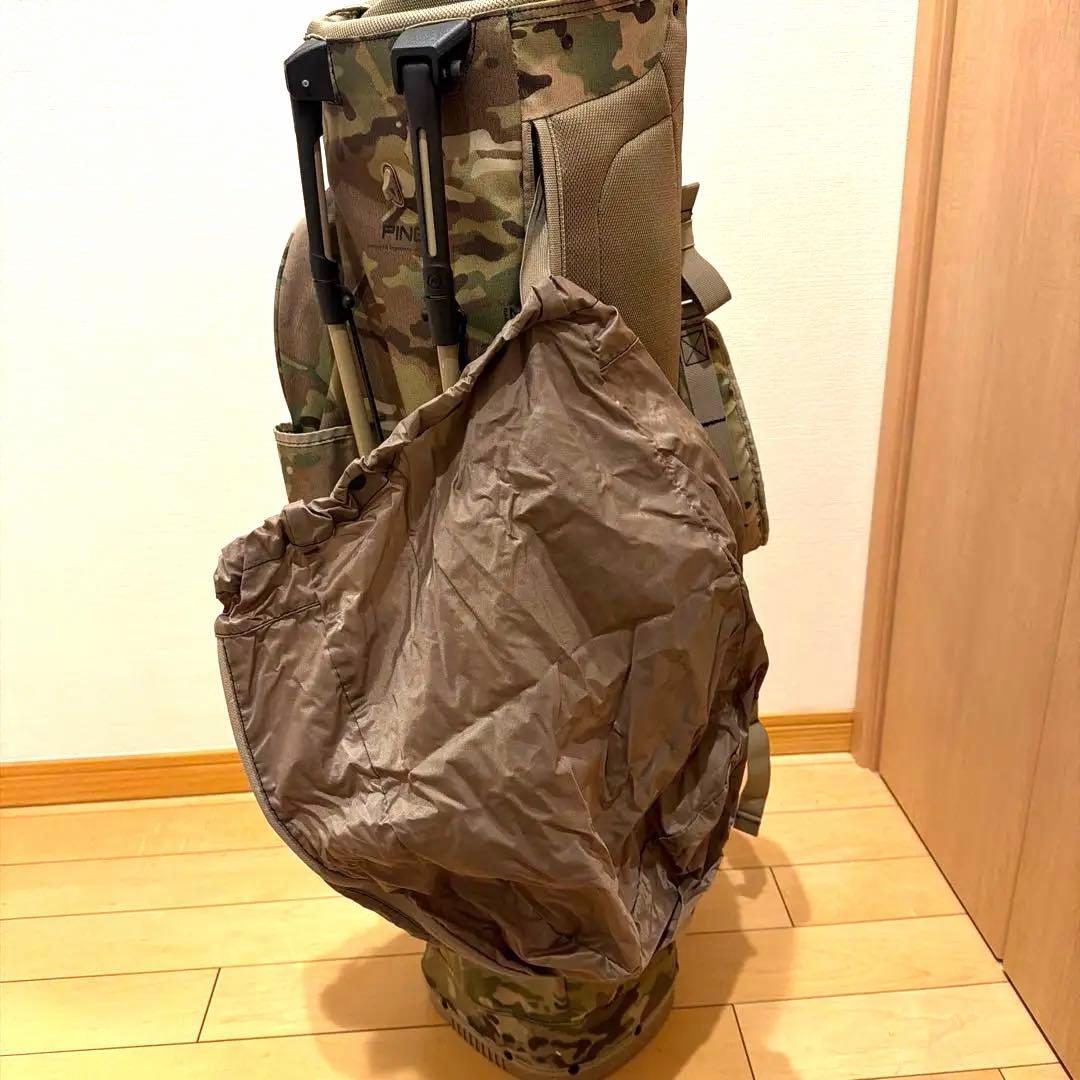 PING HOOFER迷彩 キャディバッグ スタンド付き カモフラ柄