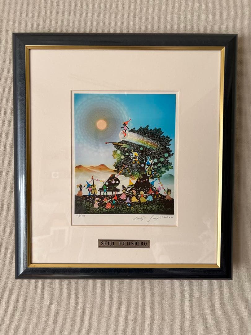 Saiji Fujishiro レフグラフ　こびとたちのパーティー　藤城清治