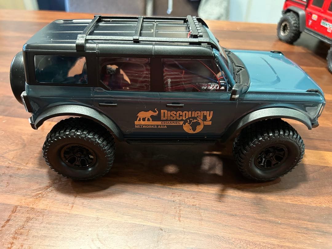 Traxxas trx4m フォードBroncoグレーオフロードRCカー