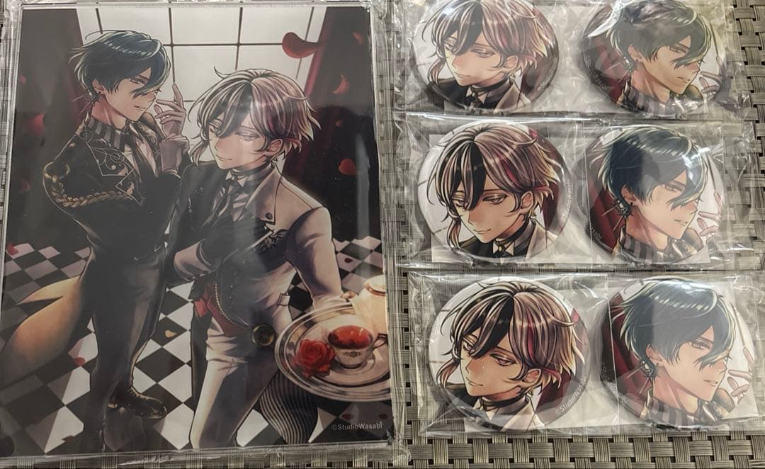 B's LOG 2025年9月号 あくねこ缶バッジアクリルスタンド