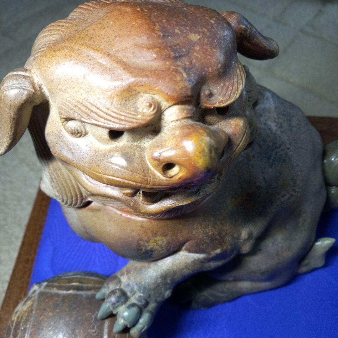 備前天杯唐獅子香呂木村友敬作