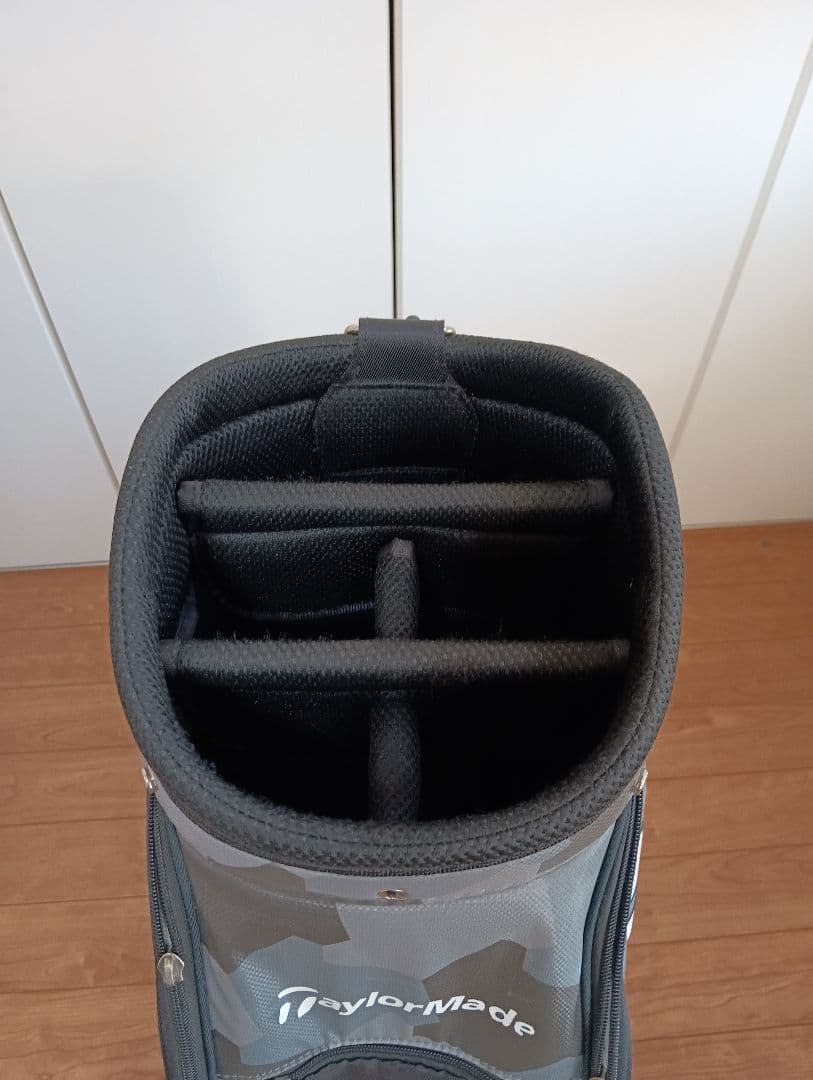 テーラーメイド キャディバッグ 黒/黄色 カモフラ柄