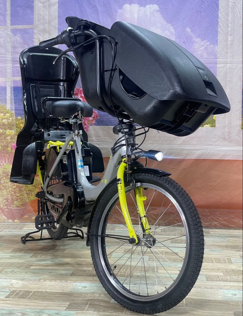 パスキス12AH⭐️激レアモデル！ヤマハ子供乗せ電動アシスト自転車Y3037