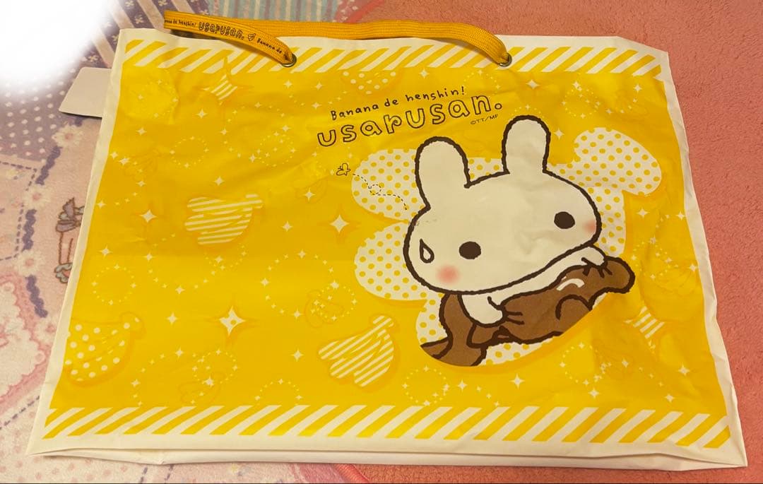 うさるさん 巾着ショルダー タオル ハンカチ フォトアルバム 平成レトロ