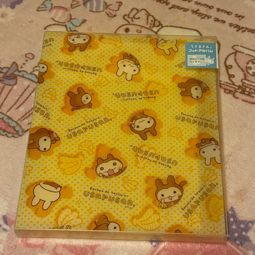 うさるさん 巾着ショルダー タオル ハンカチ フォトアルバム 平成レトロ