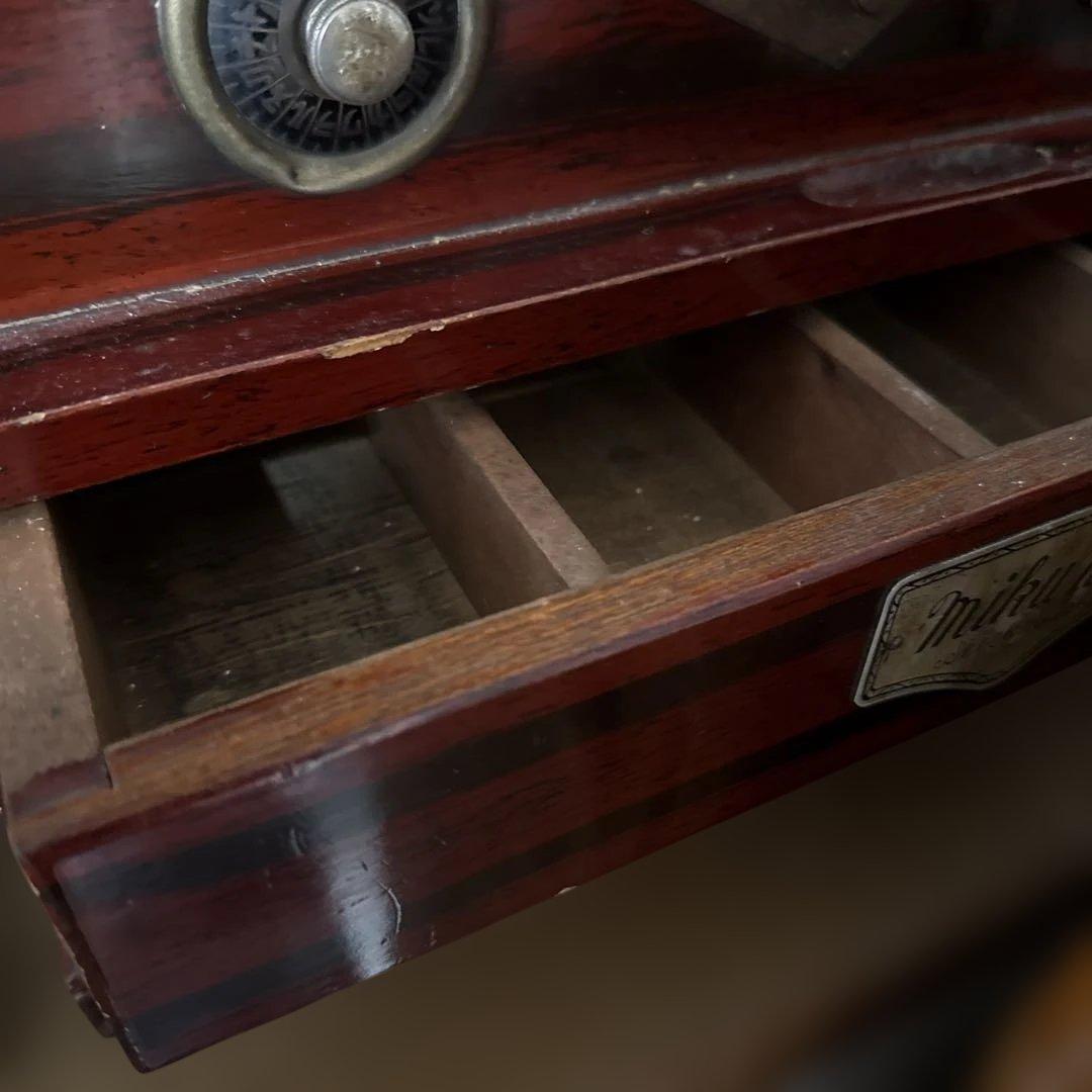 こうぴアンティークレジスター自動金銭分類器 レア MIKUNI 貯金箱