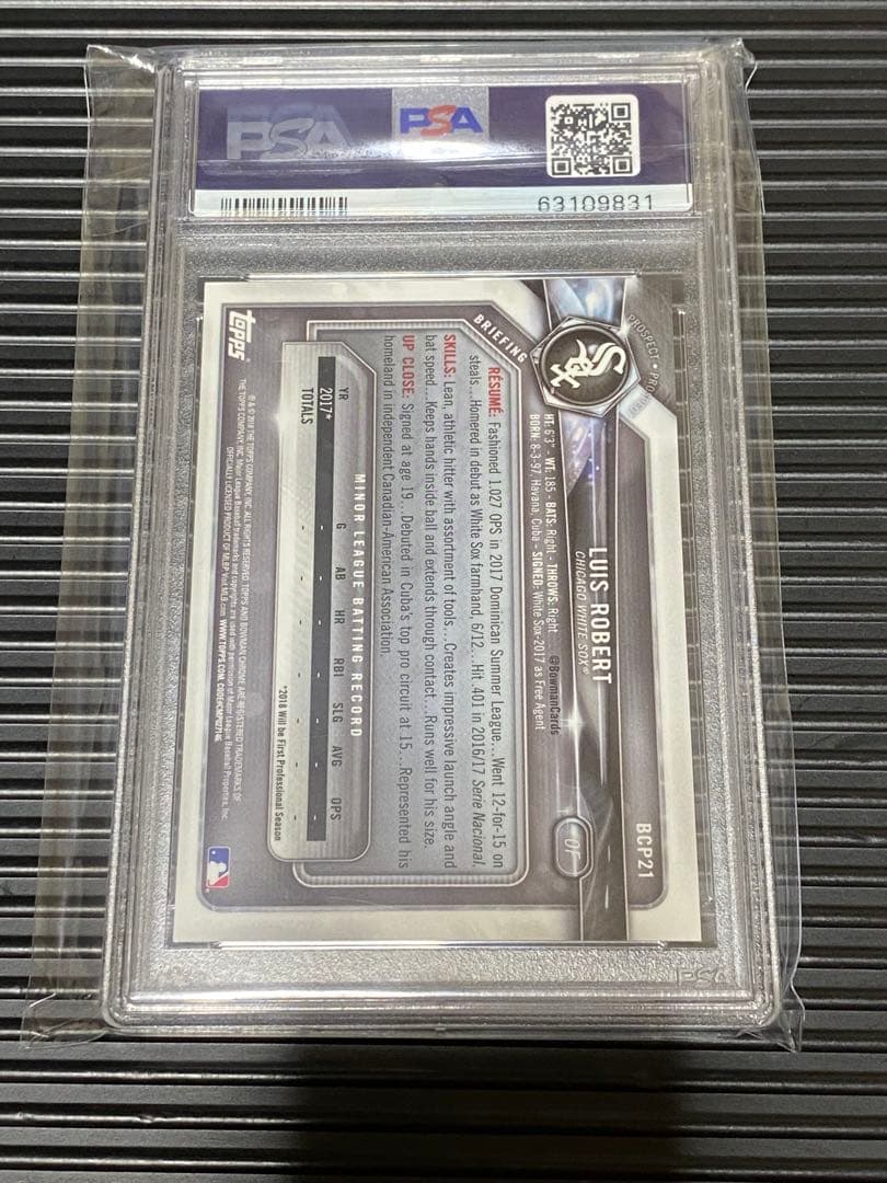 Luis Robert ルイス・ロベルト PSA9 1st bowman
