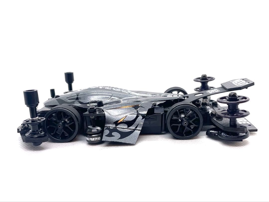 ミニ四駆　完成品　未使用　MSフレキ　デュアルリッジ　フルカスタム　レース車両