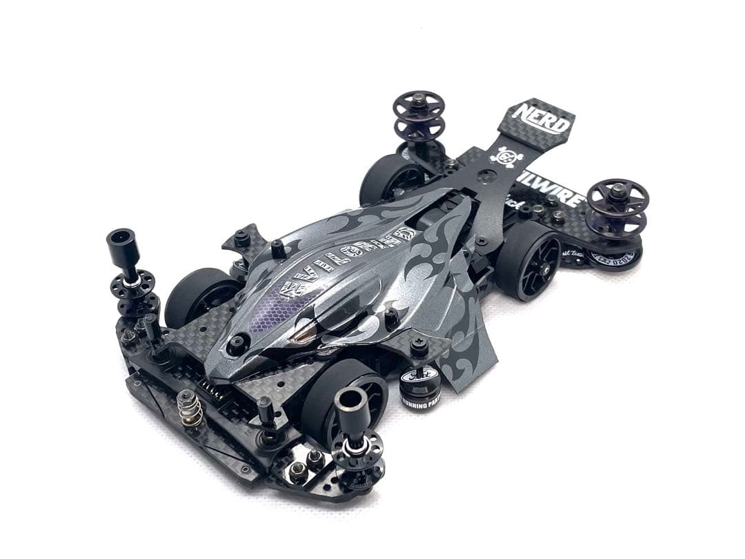 ミニ四駆　完成品　未使用　MSフレキ　デュアルリッジ　フルカスタム　レース車両