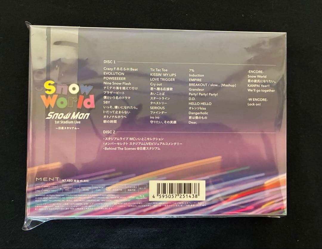 【即日発送】Man 日産スタジアム LIVE Blu-Ray FC限定