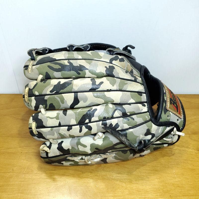 ベルガード 限定品 カモ 日本製 BELGARD 内野用 軟式グローブ