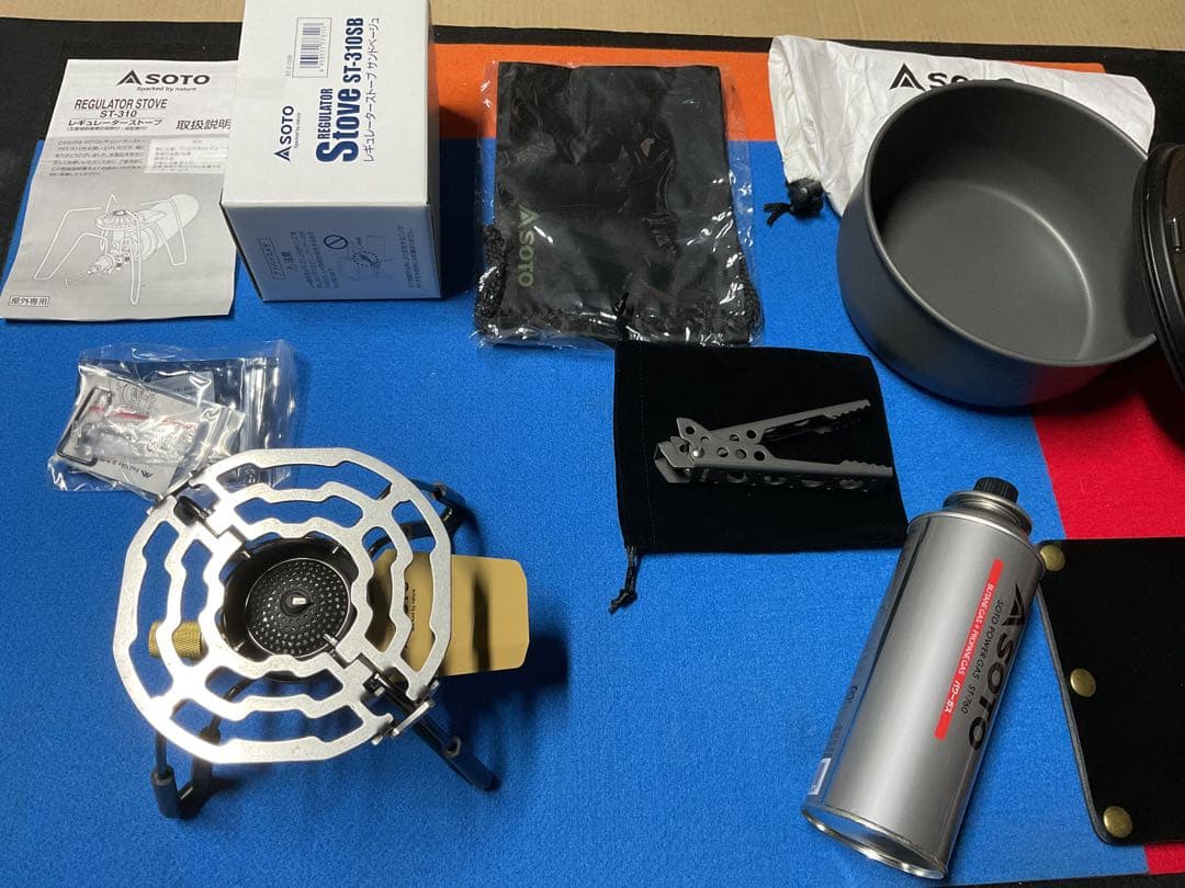SOTOレギュレーターストーブST-310SBカスタム+1.8ℓクッカー新品