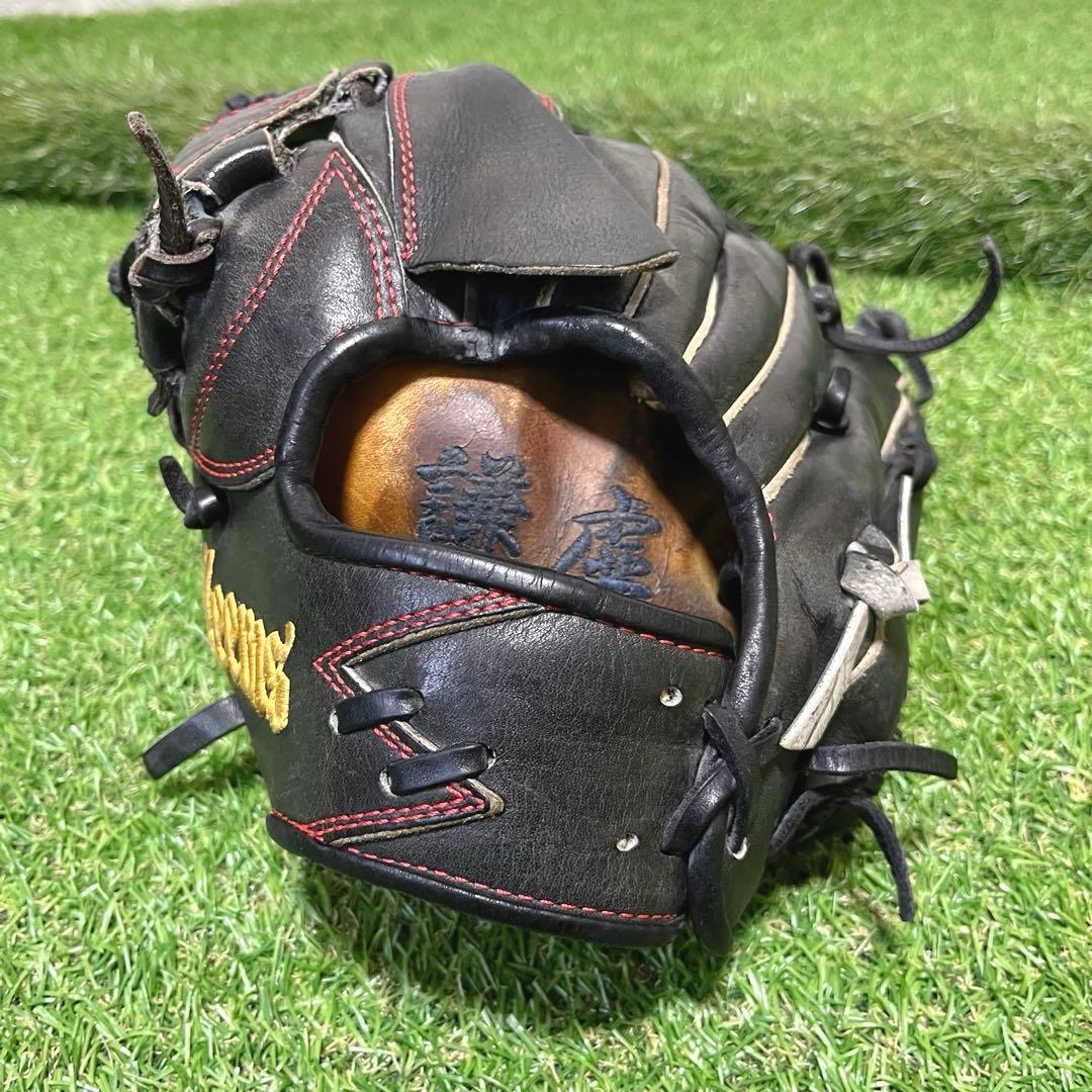 Zeems ジームス 軟式野球 左利き 投手用 オーダーグローブ 謙虚刺繍